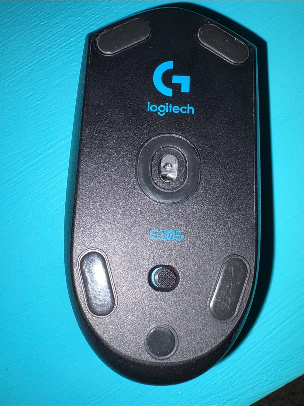 Logitech Black Wireless Mouse with Side Buttons